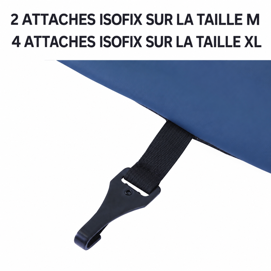 Attaches métalliques ISOFIX