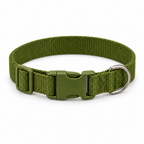 Collier Promenade réglable — Vert olive